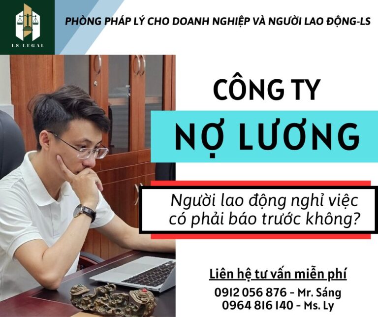 Công ty nợ lương, người lao động phải làm như thế nào?