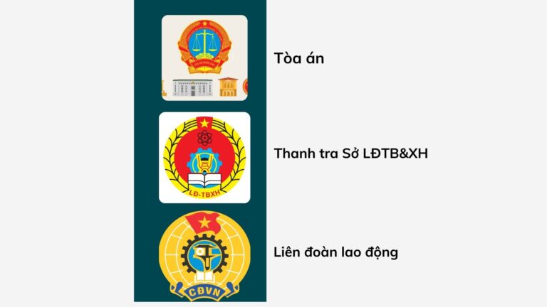 Cơ quan giải quyết tranh chấp, khiếu nại, khiếu kiện vụ án lao động