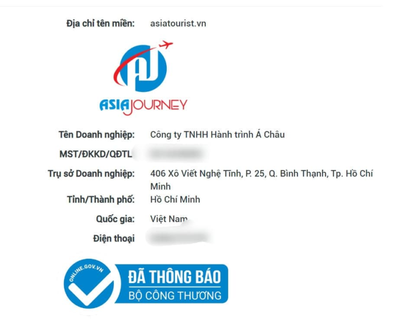 Đăng ký website tới BCT có bắt buộc không?