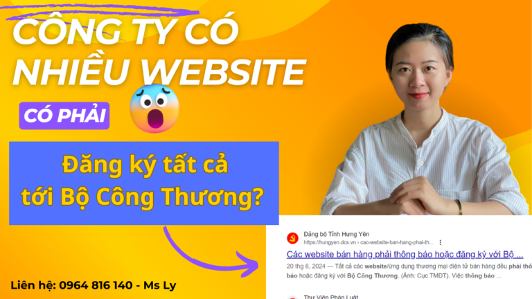 Một công ty có nhiều website, đều phải đăng ký toàn bộ?