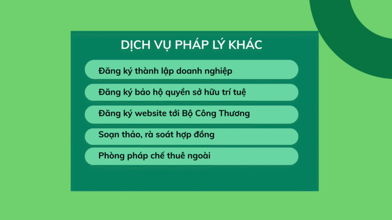DỊCH VỤ PHÁP LÝ KHÁC
