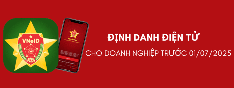 DOANH NGHIỆP ĐỊNH DANH ĐIỆN TỬ TRƯỚC NGÀY 01/07/2025