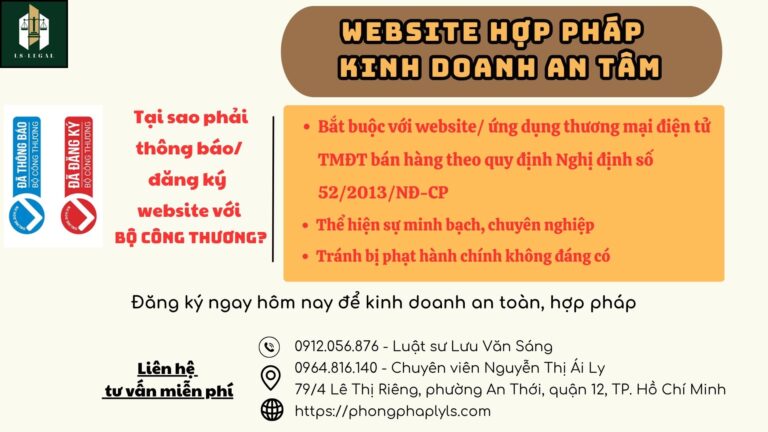 Website chưa thông báo/ đăng ký với Bộ Công Thương – Nguy cơ bị phạt đến 60 triệu đồng, thu hồi hoặc gỡ bỏ tên miền