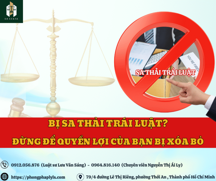 sa thải trái luật