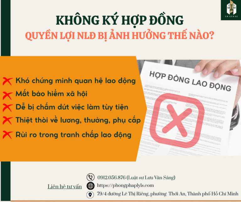 LÀM VIỆC KHÔNG HỢP ĐỒNG – QUYỀN LỢI NLĐ BỊ ẢNH HƯỞNG THẾ NÀO?