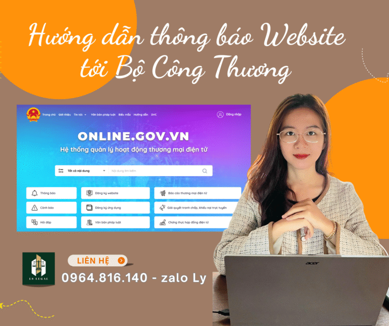 Hướng dẫn chi tiết thủ tục Thông báo Website tới Bộ Công Thương