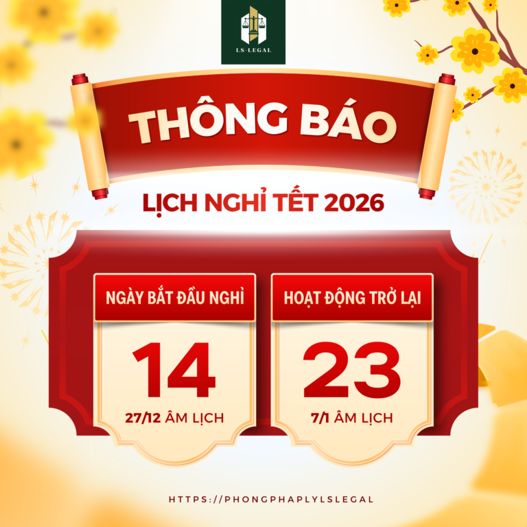 THÔNG BÁO LỊCH NGHỈ TẾT 2026